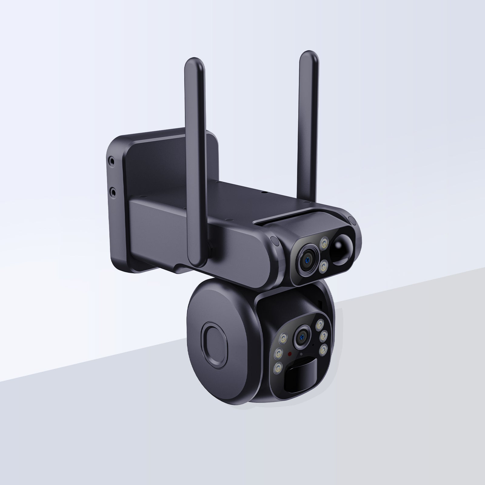 2K 4MP 4G Sim Card Solar Battery Camera Outdoor IP Cam Dual Lens Dual Screen Security Protection Surveillance;Ubox app