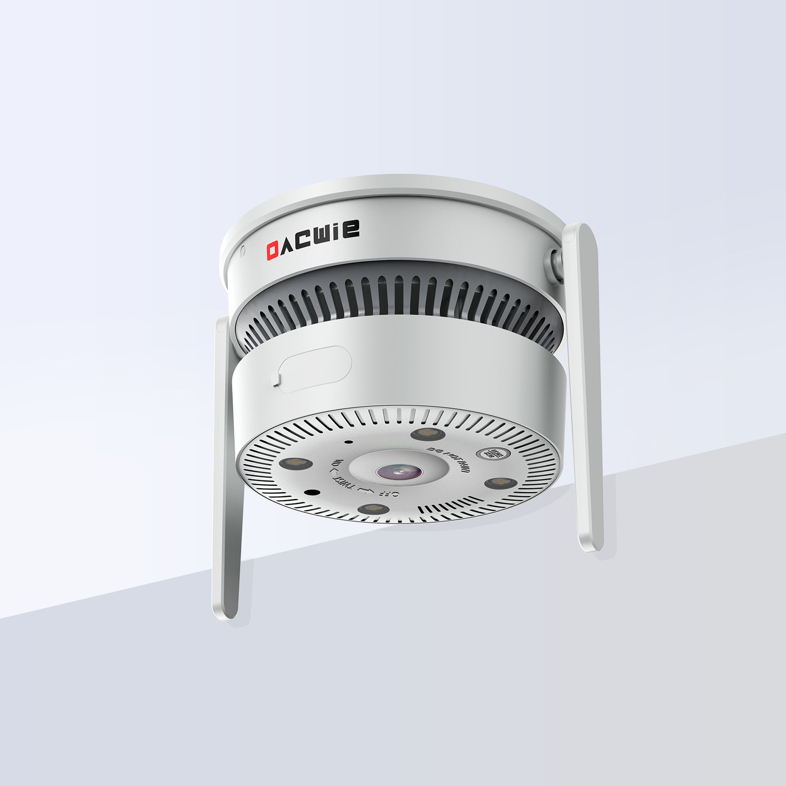OACWEI SA8AI-Smoke Detector with camera; 4MP&180° Wide-Angel View; Smart Smoke Detection&Real-Time Alerts; ONVIF; Heat Resistance