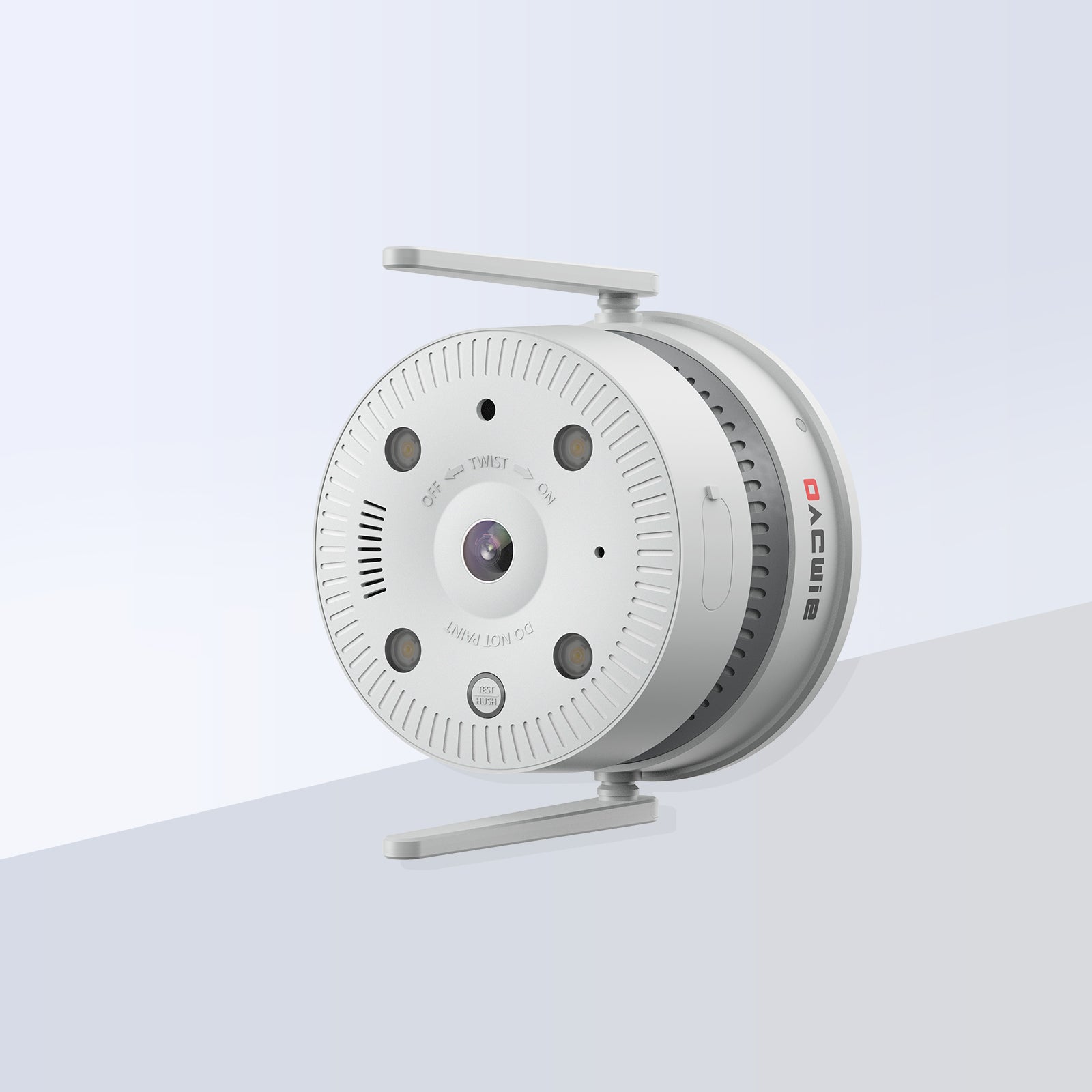 OACWEI SA8AI-Smoke Detector with camera; 4MP&180° Wide-Angel View; Smart Smoke Detection&Real-Time Alerts; ONVIF; Heat Resistance